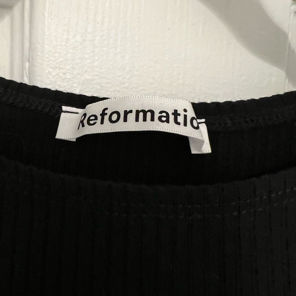 Reformation Ribbed Mini Dress - Picture 3 of 6